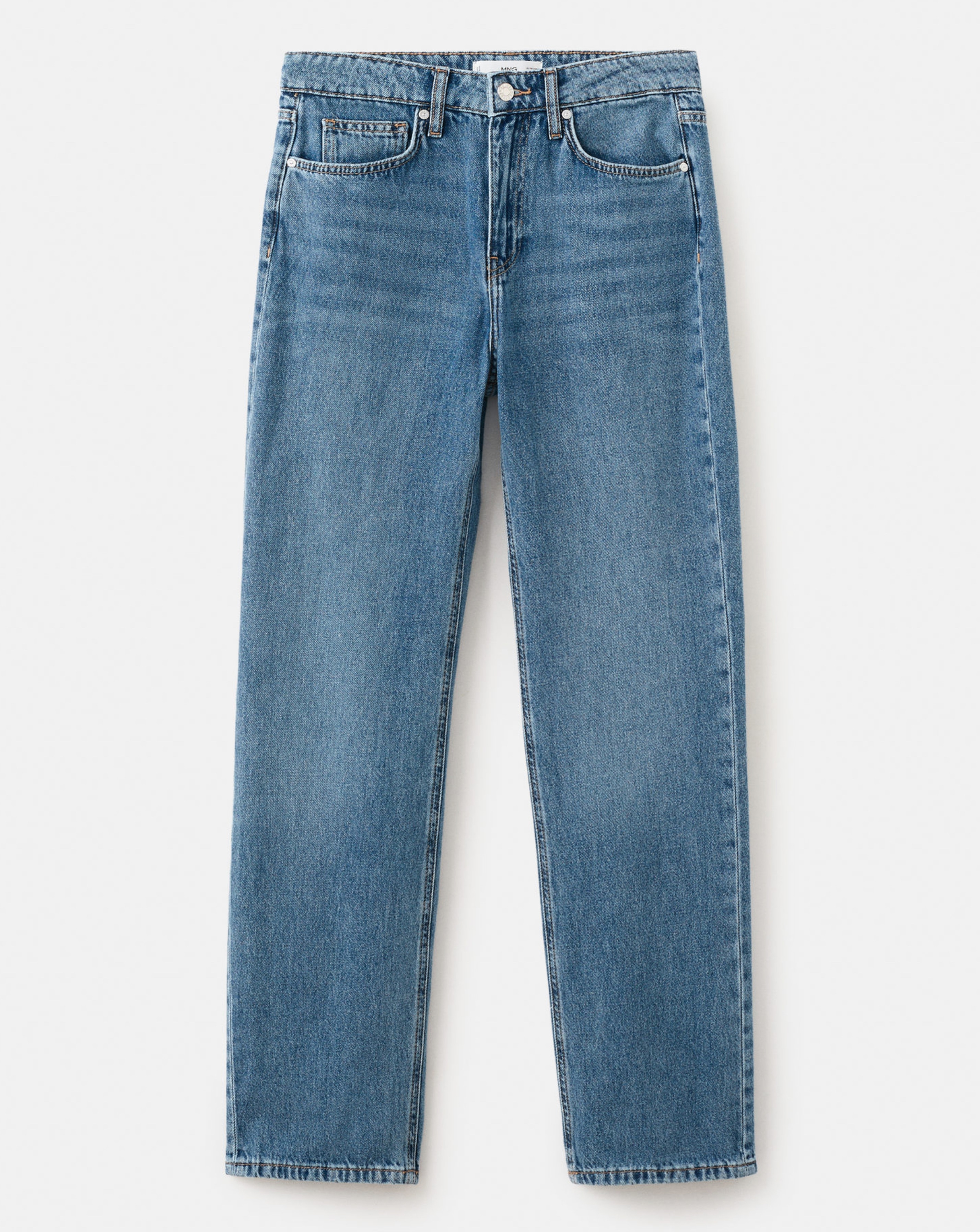 New In - Mango Medium Rise Straight Jean