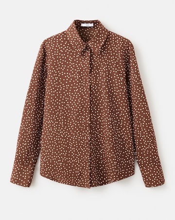 Mango Animal Print Blouse