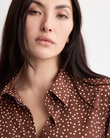 Mango Animal Print Blouse