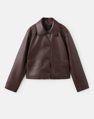 Mango Faux Leather Jacket