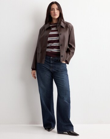 Mango Faux Leather Jacket