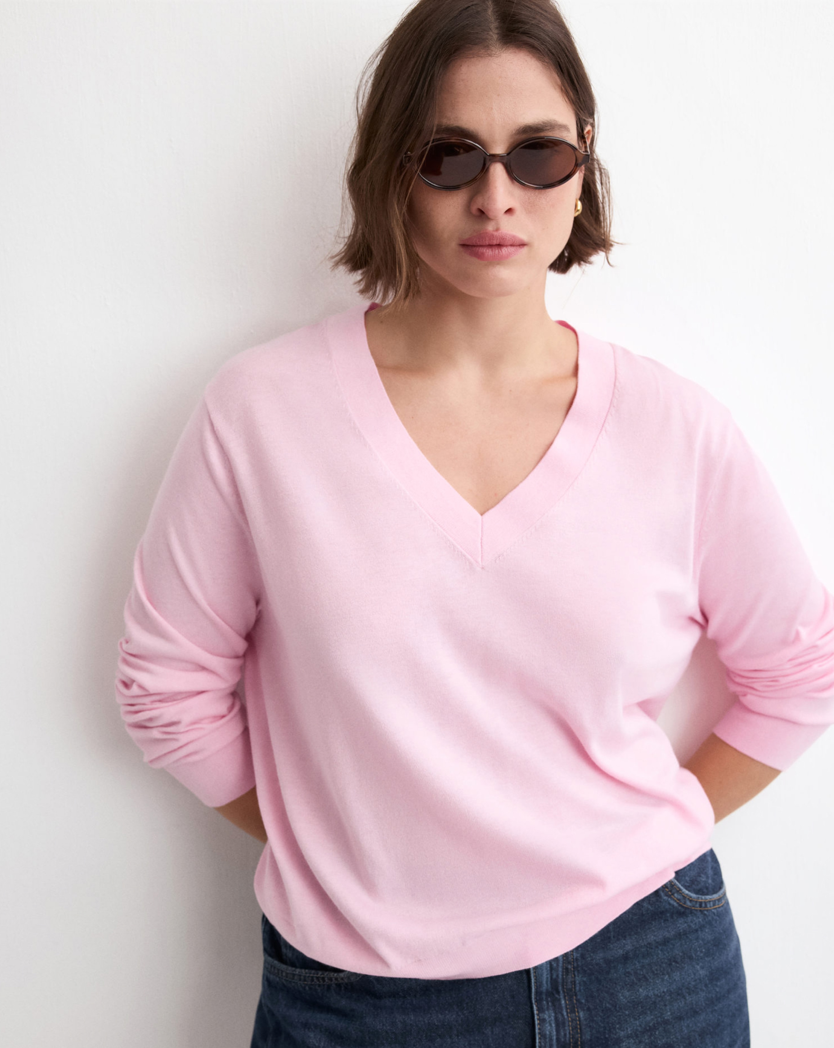 New In - Mango V-Neck Knit Sweater