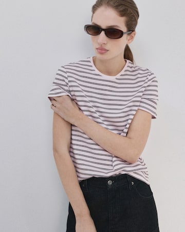 Mango Short Sleeved Cotton T-Shirt