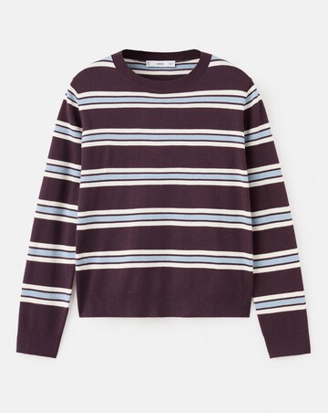 Mango Striped Knit Sweater