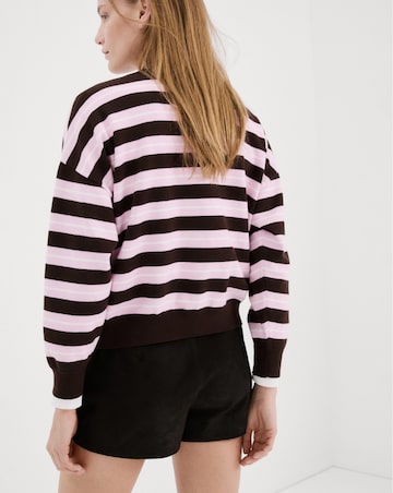 Mango Striped Knit Sweater