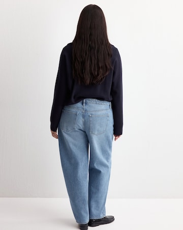 Mango High Waisted Barrel Jean