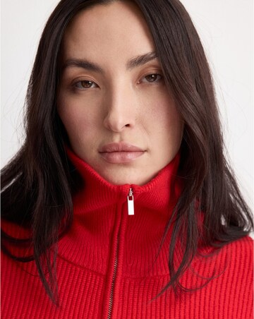 Mango Quarter Zip Knit Sweater