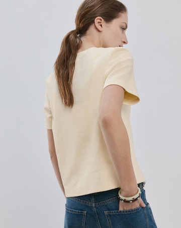 Mango Short Sleeved Cotton T-Shirt