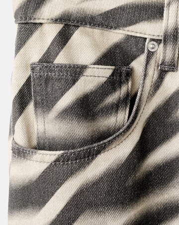 Mango Zebra Printed Jean