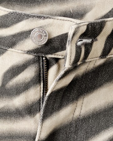 Mango Zebra Printed Jean