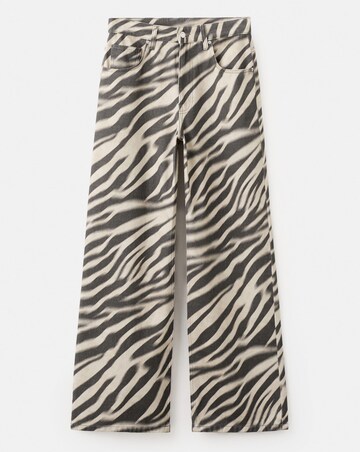 Mango Zebra Printed Jean