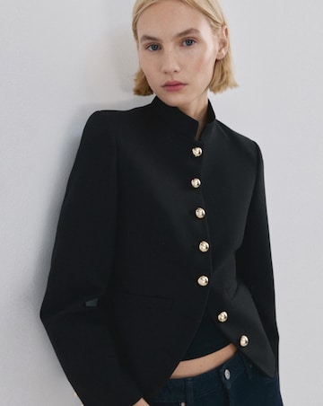 Mango Jacket With Gold Button