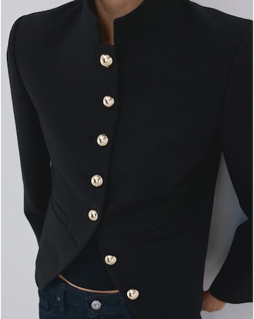 Mango Jacket With Gold Button