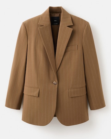 Mango Striped Blazer