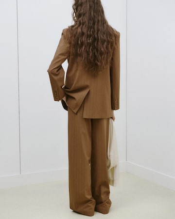 Mango Striped Blazer