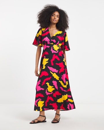 Twisted Wunder Maxi Satin Dress