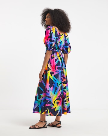 Twisted Wunder Midaxi Crepe Dress