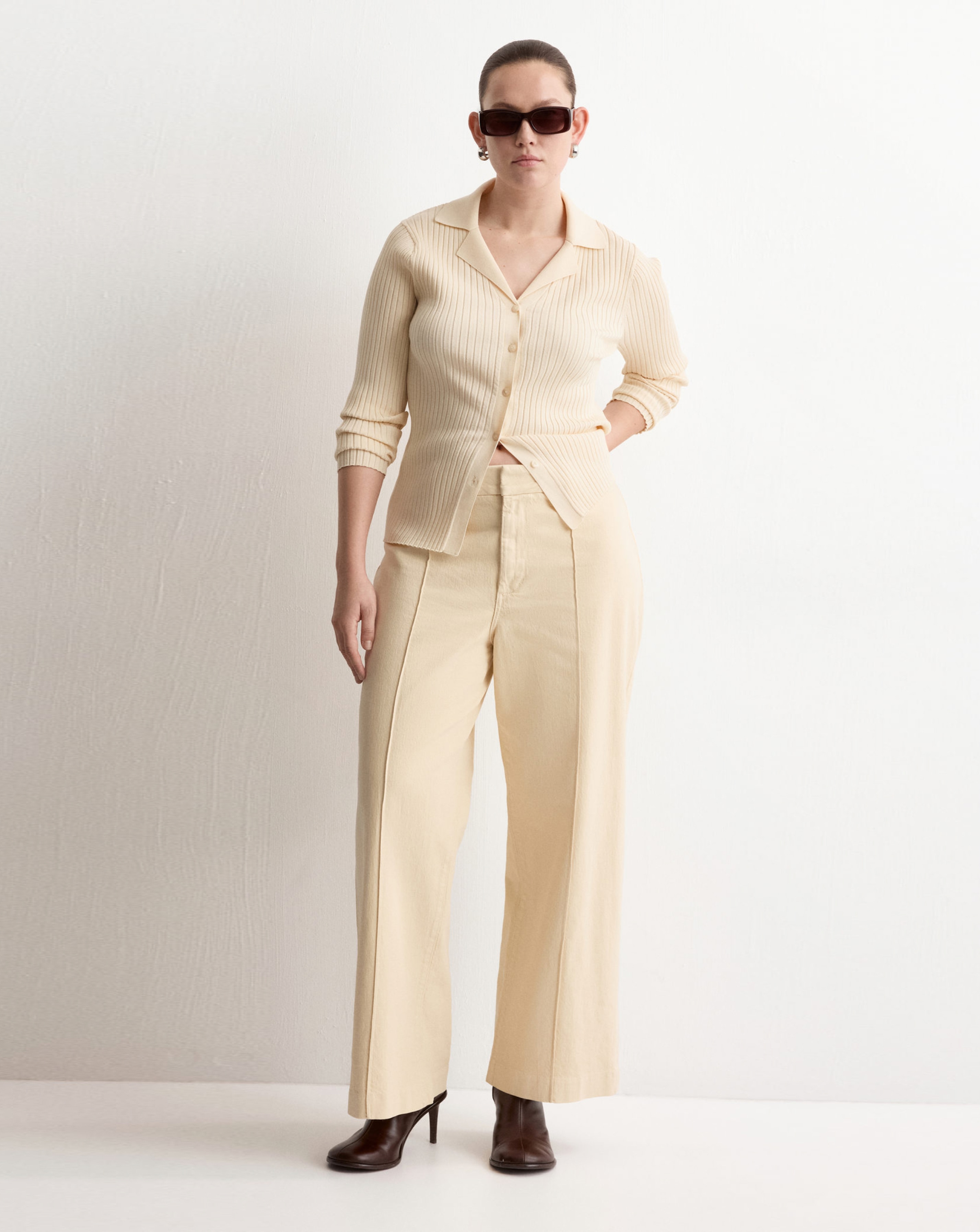 New In - Mango Paloma High-waist wide leg jeans
