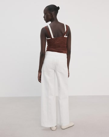 Mango Jessie Wide Leg Jeans With Pockets