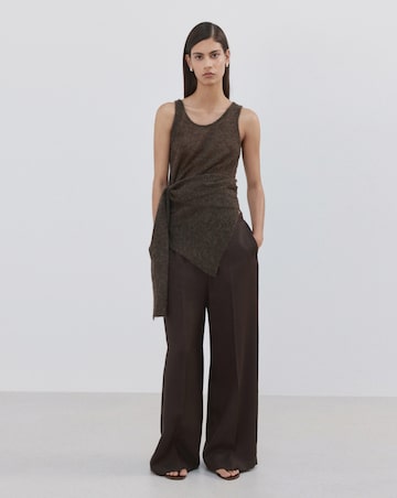 Mango High-Waisted Lyocell Trousers