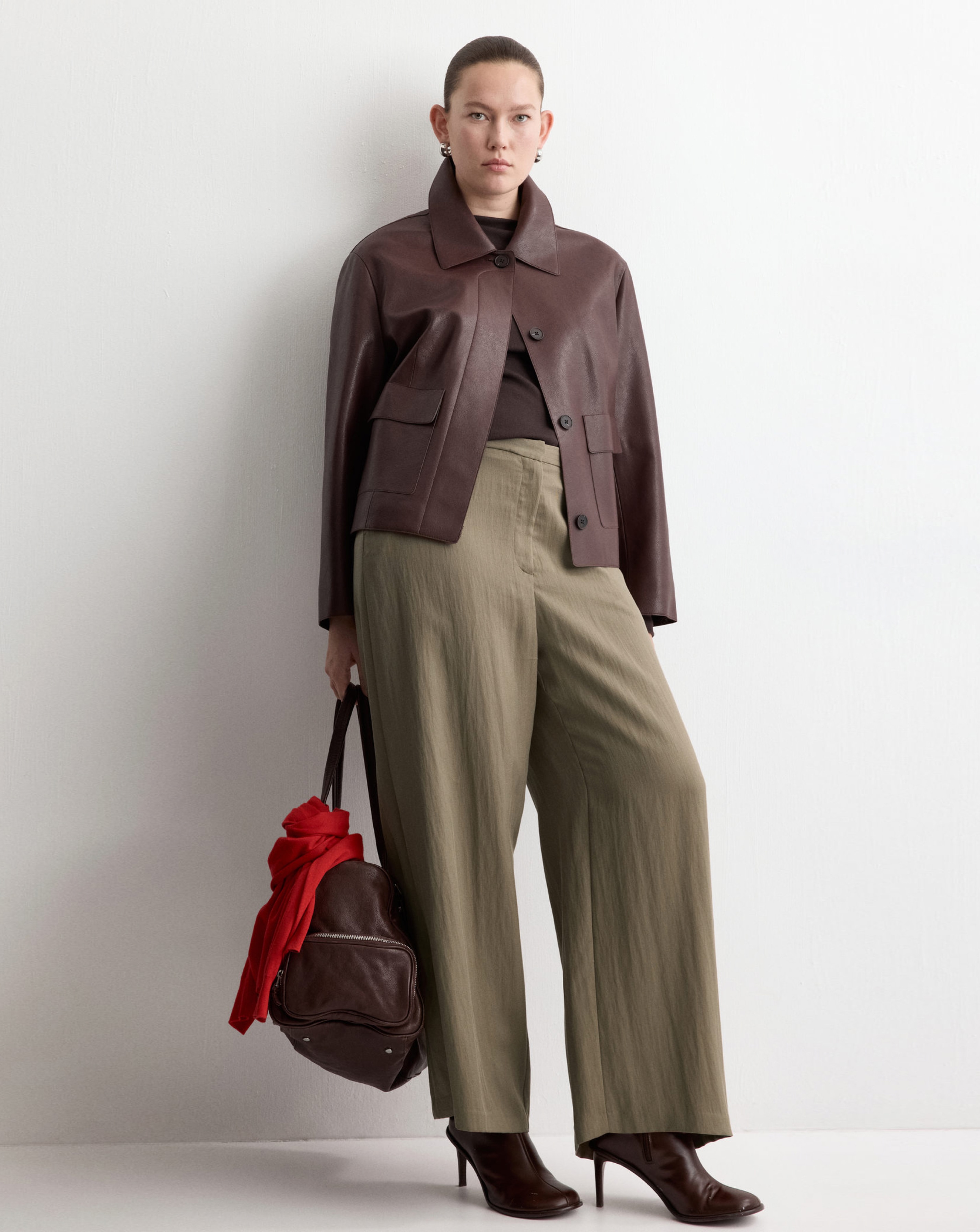 New In - Mango High-Waisted Lyocell Trousers