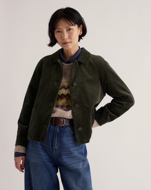 Seasalt Cornwall Ocean Mist Cord Jacket