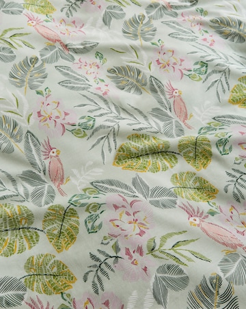 Tasmin Tropical Leaf Print Duvet Cover Set