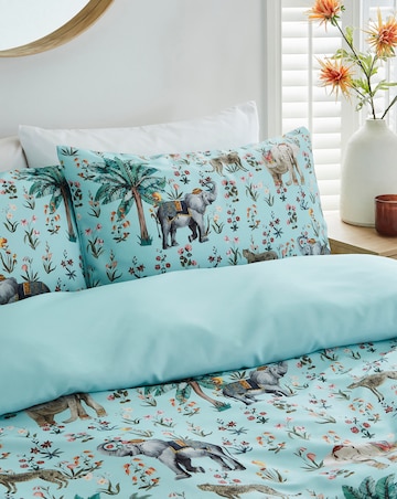 Jaipur Leopard Border Duvet Cover Set