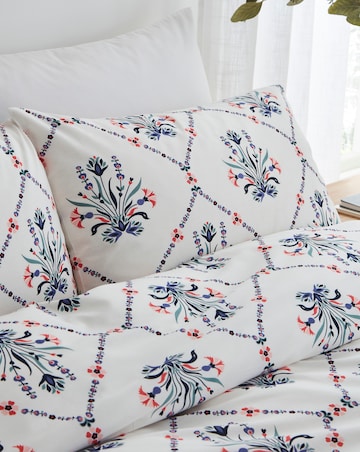 Evelyn Floral Tile Duevt Cover Set