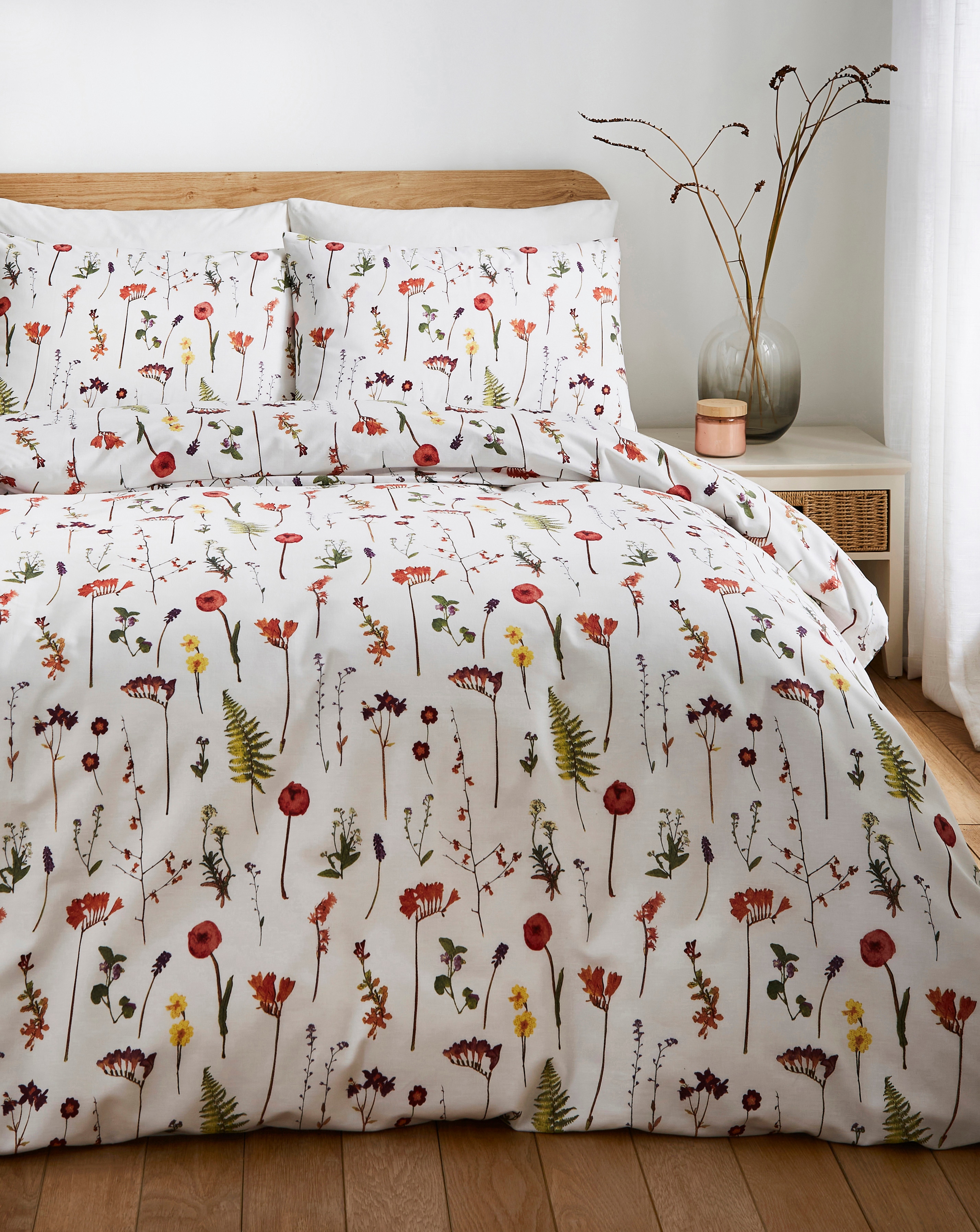 Pressed Flower Duvet Set