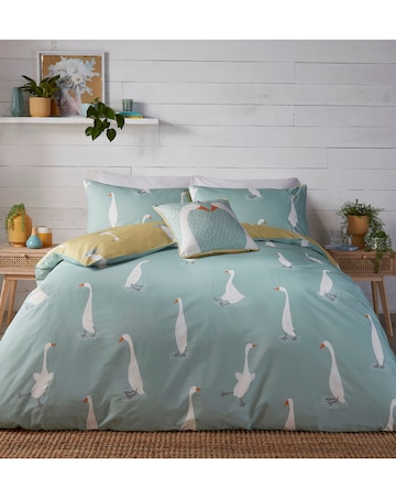 Fusion Puddles Duck Duvet Set
