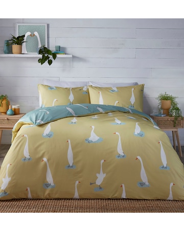 Fusion Puddles Duck Duvet Set