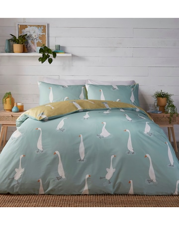 Fusion Puddles Duck Duvet Set