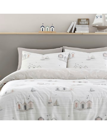 Fusion Beach Huts Duvet Set