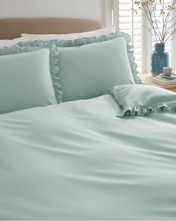 Ruffled Edge Duvet Cover Set