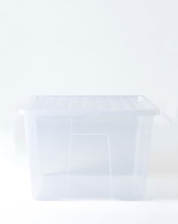 Wham Crystal 80L Box and Lid 4pk