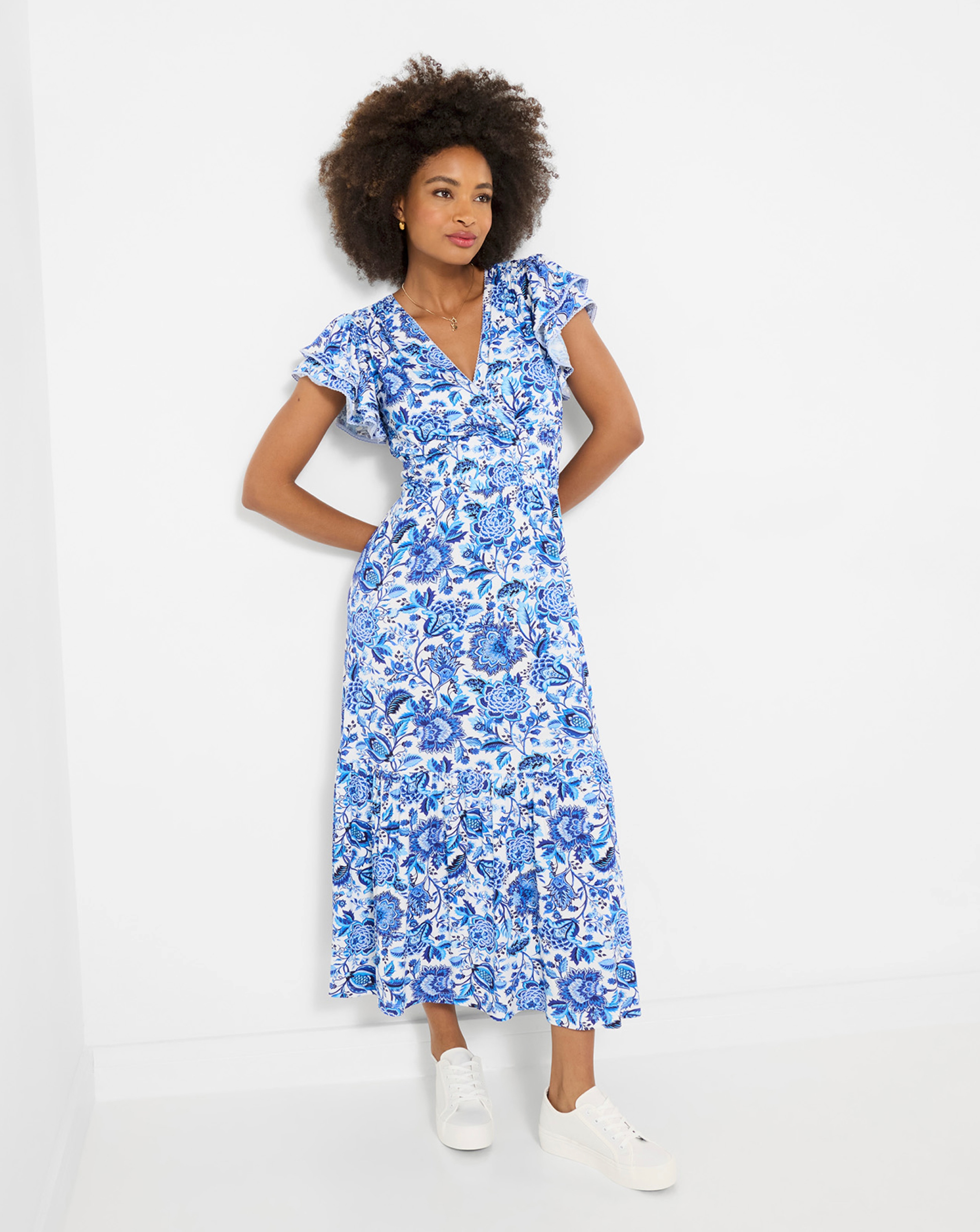 Joe Browns Santorini Floral Jersey Dress