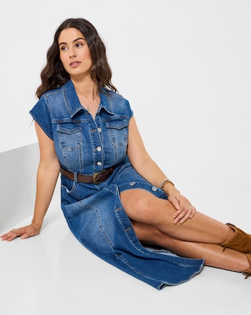 Joe Browns Sara Stretch Denim Maxi Dress