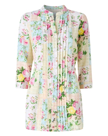 Joe Browns Perfectly Patchwork Printed Cotton Blouse