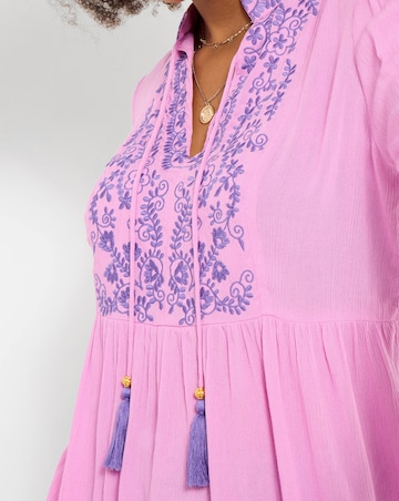 Joe Browns Essential Embroidered Summer Tunic Top
