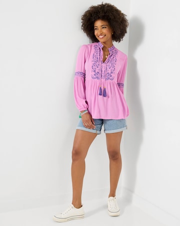 Joe Browns Essential Embroidered Summer Tunic Top