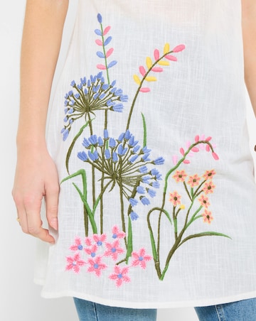 Joe Browns Spring Meadow Embroidered Tunic Top