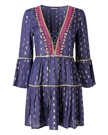 Joe Browns Festival Vibes Beaded Tunic Dress