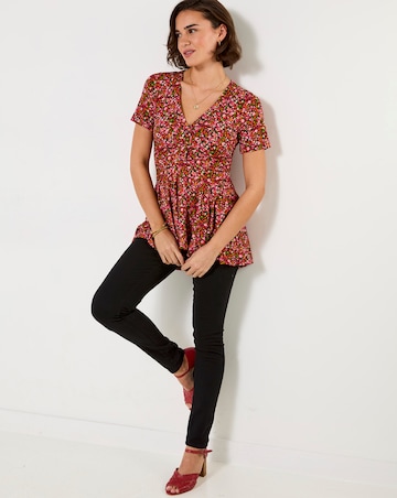 Joe Browns Diana Ditsy Jersey Tunic Top