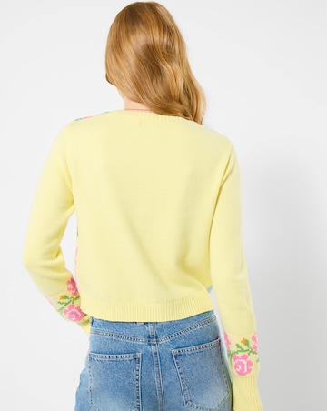 Joe Browns Felicity Patchwork Floral Cardigan