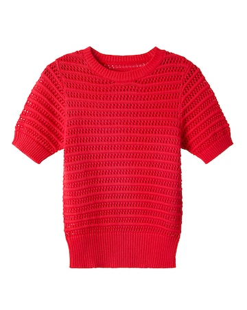 Joe Browns Dita Open Knit Short Sleeve Jumper