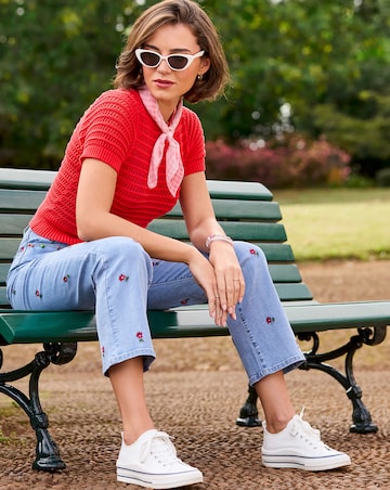 Joe Browns Amelia Floral Embroidered Jeans