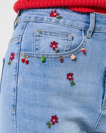 Joe Browns Amelia Floral Embroidered Jeans
