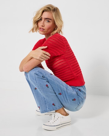 Joe Browns Amelia Floral Embroidered Jeans