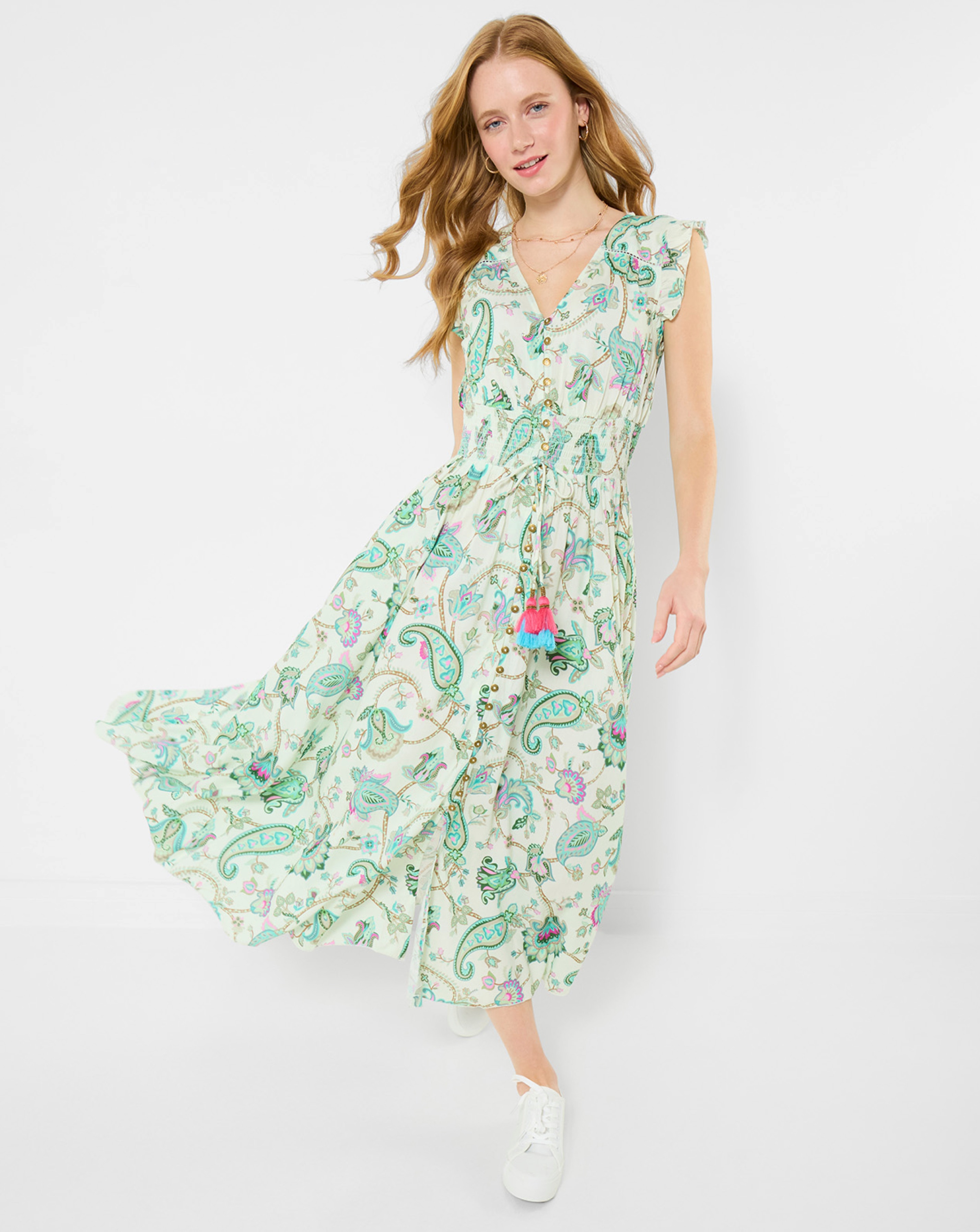 New In - JB Helena Printed Maxi Dress Petite